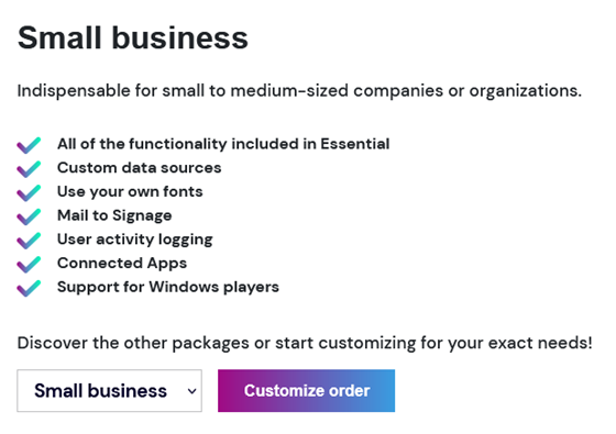 order processing page